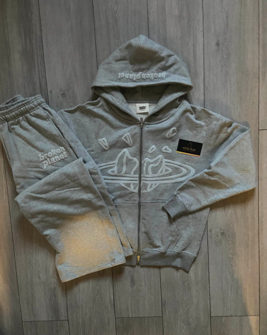 BPM Zipup Tracksuit 'Heather Grey'